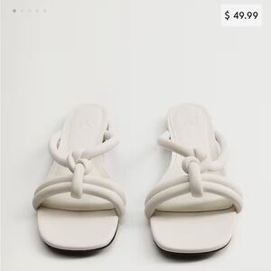 BNWT - white sandals